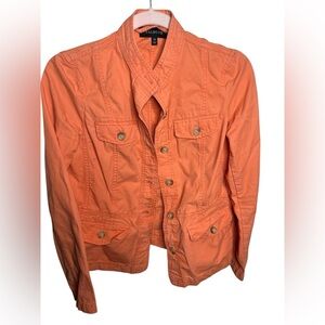 Talbots Orange Utility Jacket - Size‎ XS